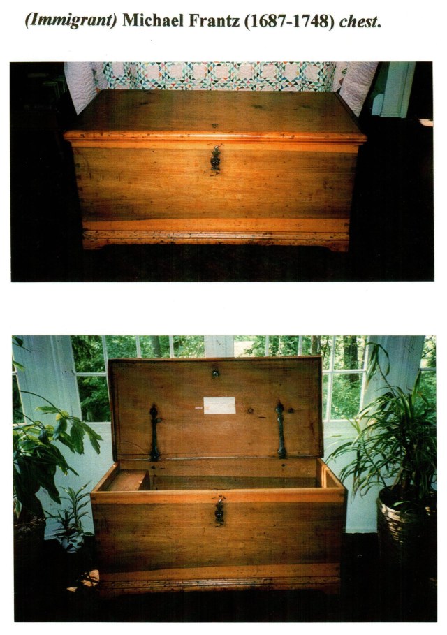 Immigrant Michael Frantz chest (front)