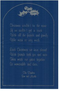 Myrtle & Sam Traxler 50 year anniversary (front of card)